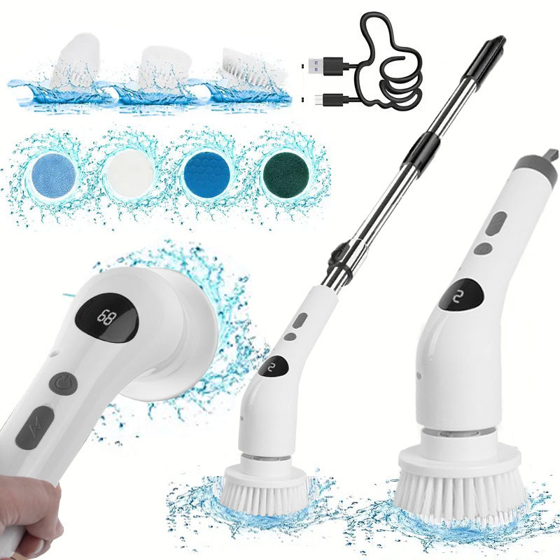 Multi-Functional Electric Household Cleaning Brush